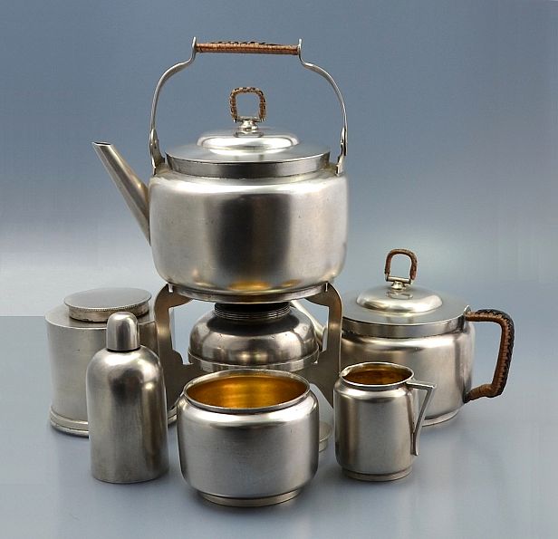 vintage travel tea set